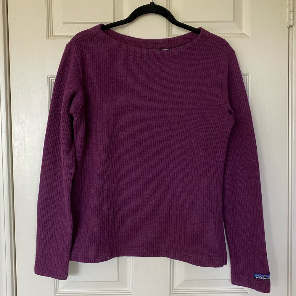 Patagonia Purple Crew Neck Sweater